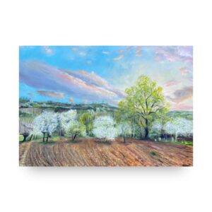 Acasă- Tablou pe comandă- Ulei pe panză- 70x100 cm- VÂNDUT