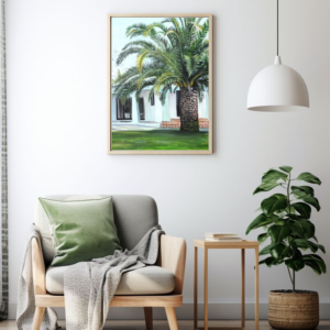 Refugiu tropical- Tablou pe comandă- Acrilice pe pânză - 50x70 cm- VÂNDUT