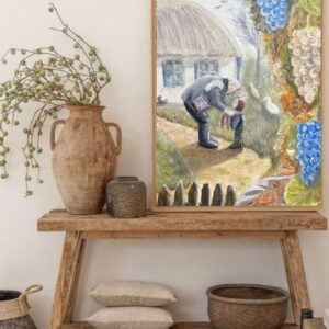 Bunicul- Ulei pe pânză- 50x70 cm- INDISPONIBIL
