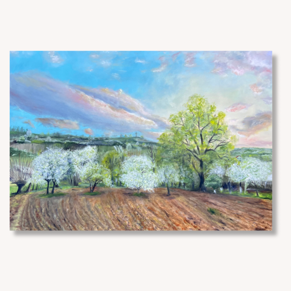 Acasă- Tablou pe comandă- Ulei pe panză- 70x100 cm- VÂNDUT